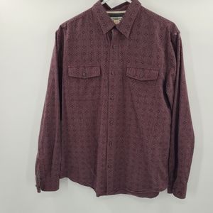 Carbon2Cobalt Mens Medium Long Sleeve Button‎ Up Shirt